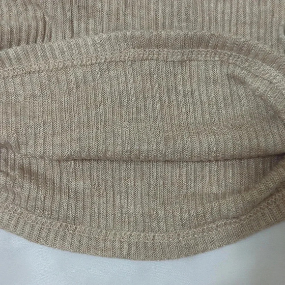 Urban Outfitters Side-Tie Ribbed Tank Top, Color Tan Size XS - Picture 9 of 11
